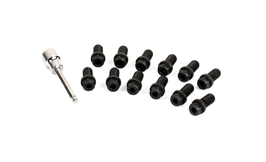 Cometic Gasket Automotive Header Bolts 3/8 - 16 3/4 In; Grade 5 Black Oxide Finish With Hex And Socket Head