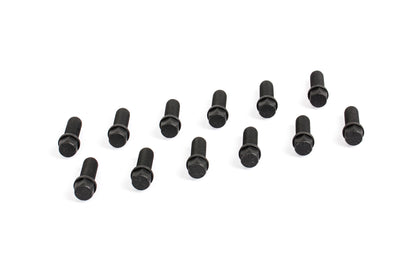 Cometic Gasket Automotive Header Bolts 3/8 - 16 X 1 In; Grade 5 Black Oxide Finish With Compact Hex Head