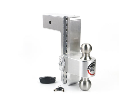 180 Hitch Stainless Steel Ball 10" Drop Hitch With 3" Shank