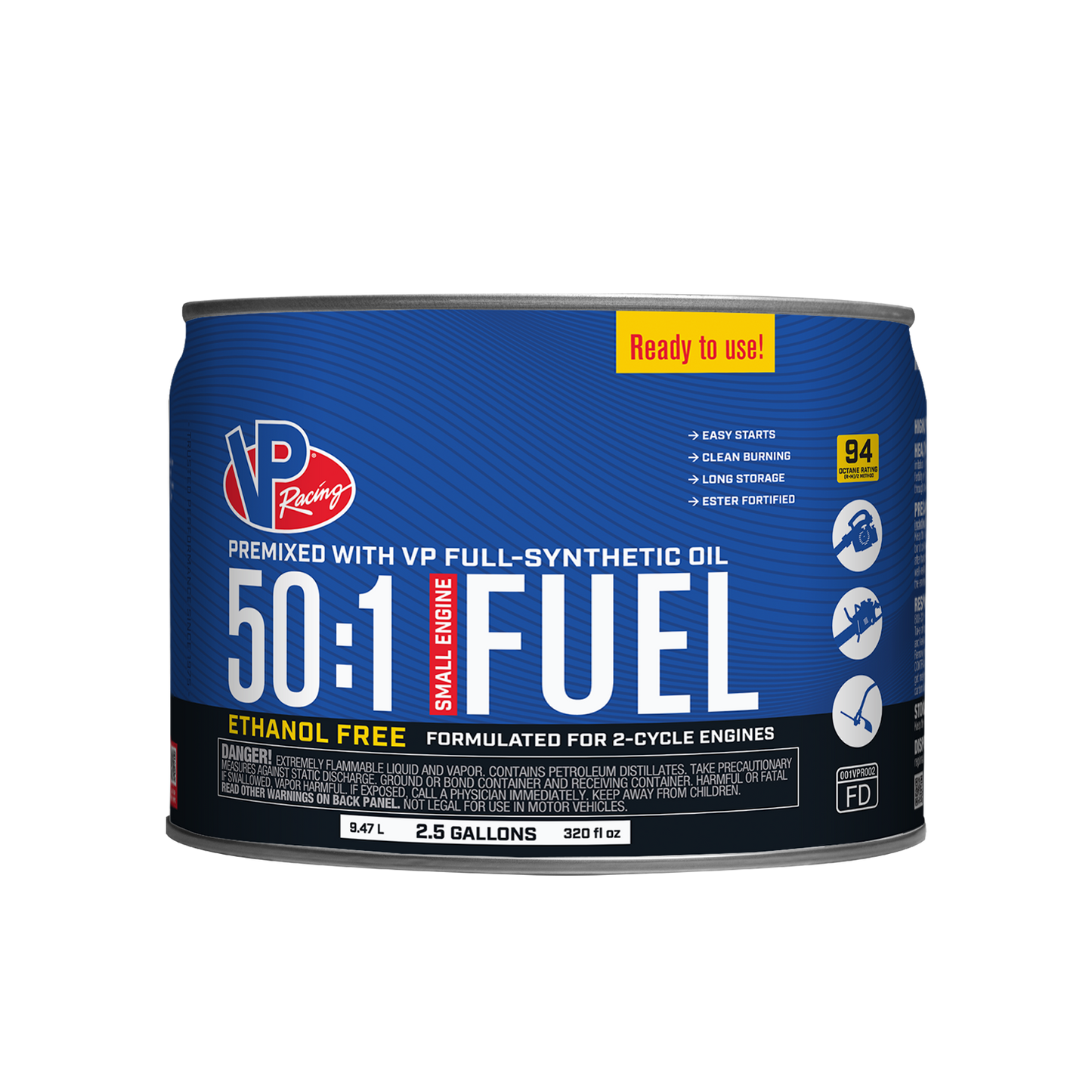 VP 50:1 FUEL 2.5 GAL PAIL