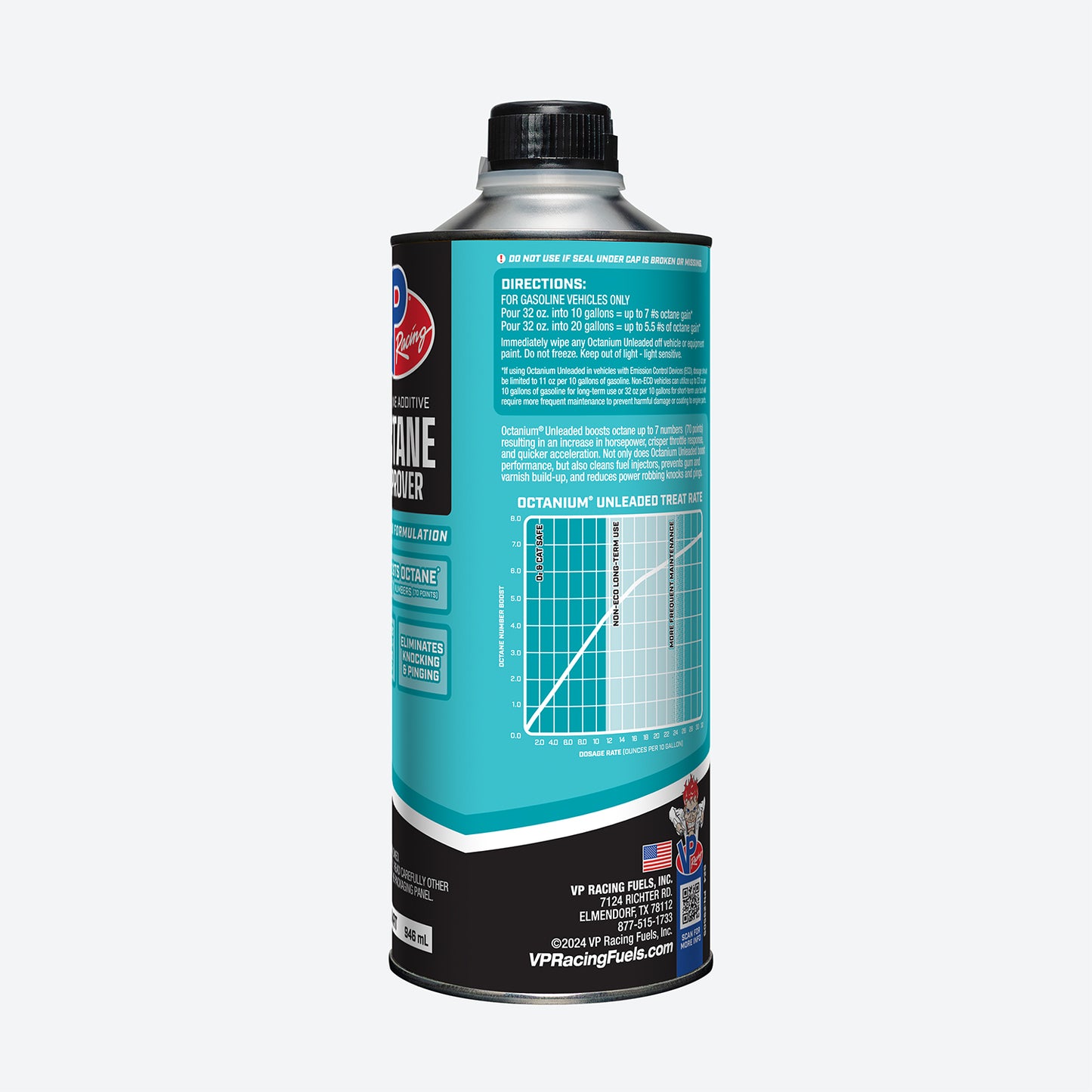 Octanium Unleaded Madditive Qt Bottle