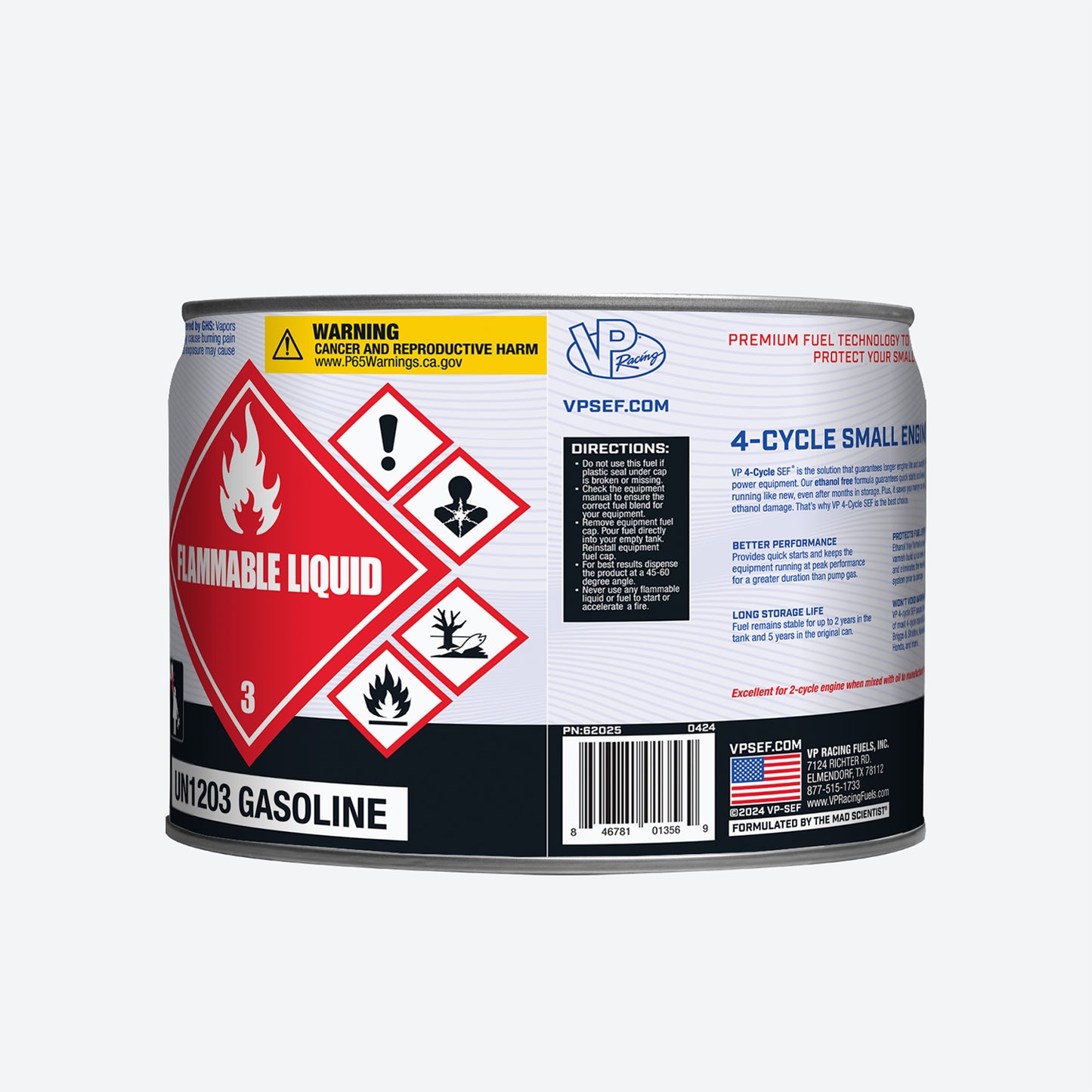 VP 4 CYCLE FUEL 2.5 GAL PAIL