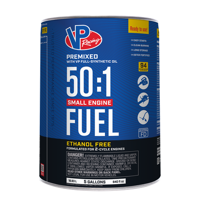 50:1 Premixed Small Engine Fuel 5 Gallon Pail
