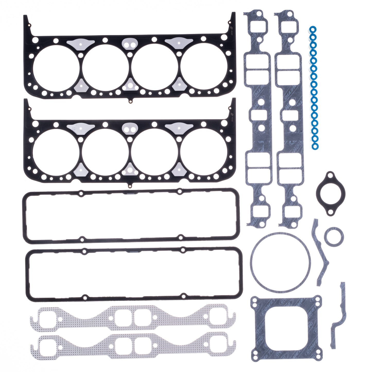 Cometic Gasket Automotive Chevrolet 350 Gen-1 Small Block V8 Top End Gasket Kit; 4.100 In Bore; .040 In MLS Cylinder Head Gasket; With Carburetor