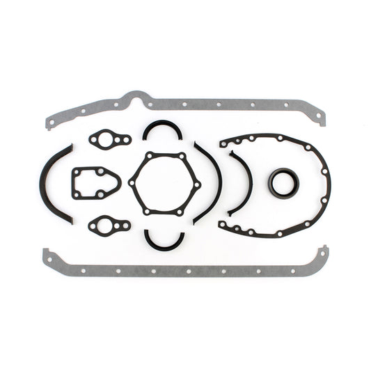 Cometic Gasket Automotive Chevrolet 350/ZZ4 Gen-1 Small Block V8 Bottom End Gasket Kit; 1 Piece Rear Main Seal