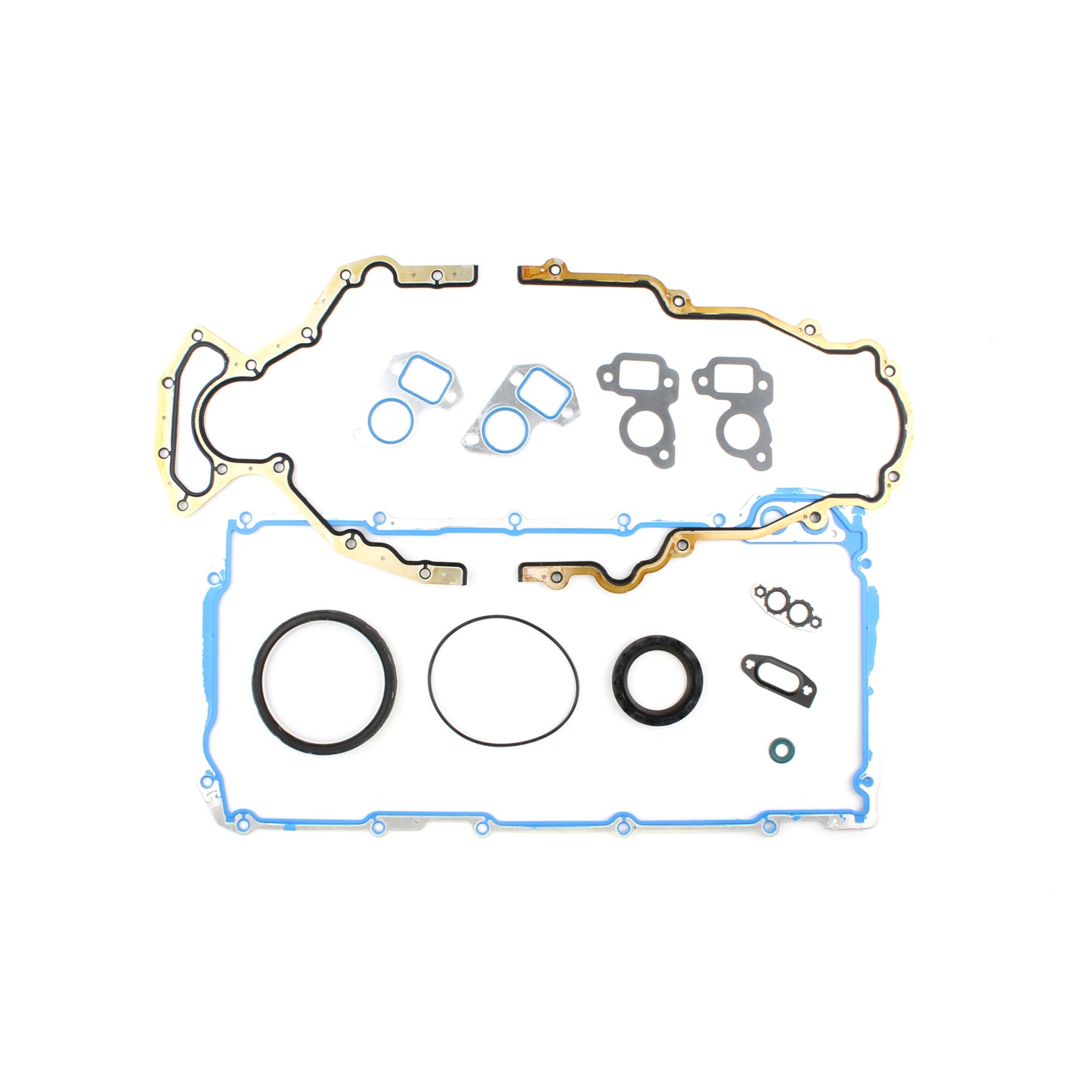 Cometic Gasket Automotive GM LS Gen-3/4 Small Block V8 Bottom End Gasket Kit; With Flat Mount Cam Plate Bolts