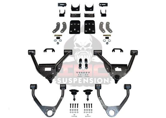 IHC Suspension - 2007-2016 GM1500 (CAST) DENALI EXTENDED/CREW CAB 4/6 LOWERING KIT - IHC-DENALI-GM0713CK-46CC