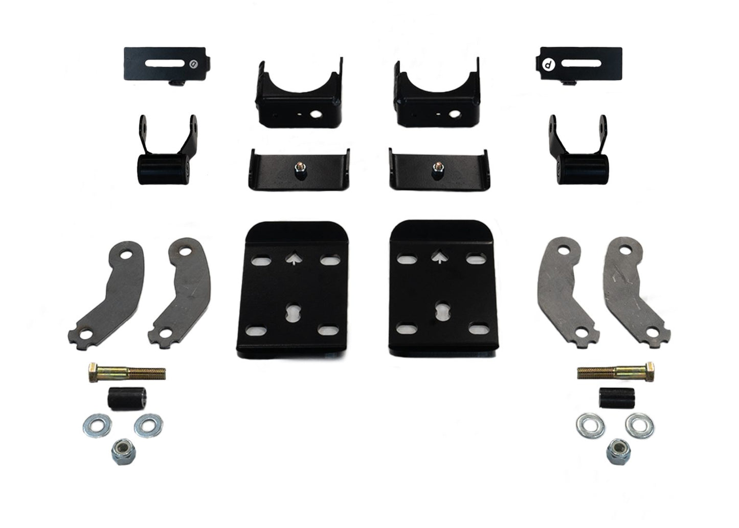 IHC Suspension - 2007-2018 GM1500 DENALI 6" EXTENDED/CREW CAB REAR LOWERING KIT - IHC-DENALI-GM0718RK-6CC