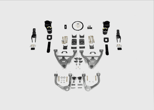 IHC Suspension - 2019-PRESENT GM1500 DENALI 3/5 LOWERING KIT W/ HELPER BAGS - IHC-DENALI-GM1922CK-35