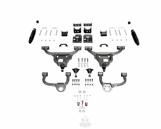 IHC Suspension - 2021-PRESENT F-150 4WD SINGLE CAB 3/5 LOWERING KIT (NON VDS) - IHC-F7007-CK