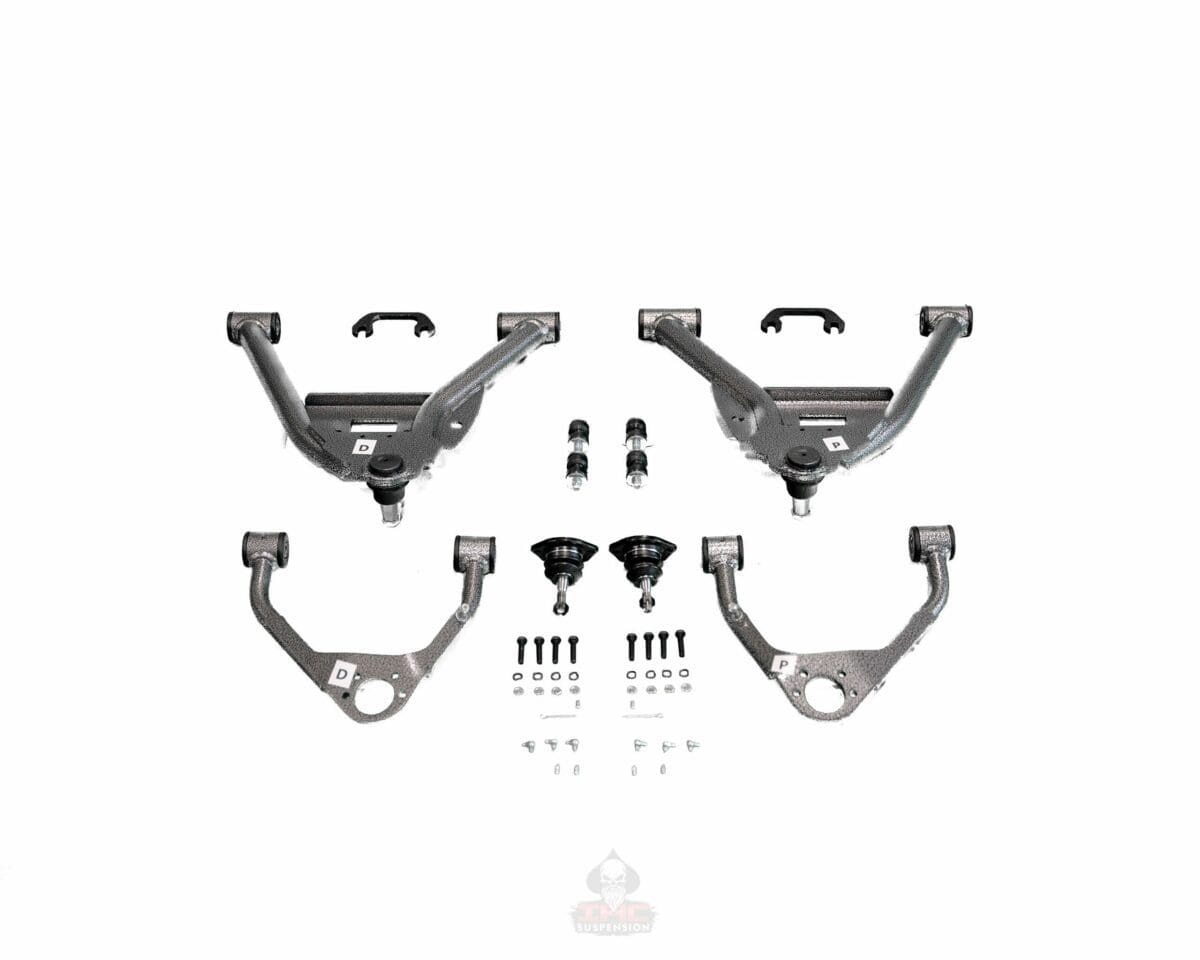 IHC Suspension - 2007-2016 GM1500 (CAST) 4"- 5" FRONT LOWERING CONTROL ARMS - IHC-GM0713CA-45