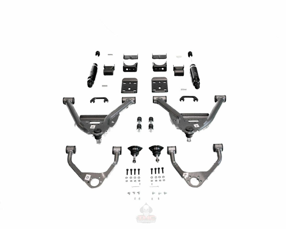 IHC Suspension - 2007-2016 GM1500 (CAST) 4/6 LOWERING KIT EXTENDED/CREW CAB - IHC-GM0713CK-46CC