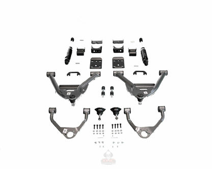 IHC Suspension - 2007-2016 GM1500 (CAST) 4/6 LOWERING KIT EXTENDED/CREW CAB - IHC-GM0713CK-46CC
