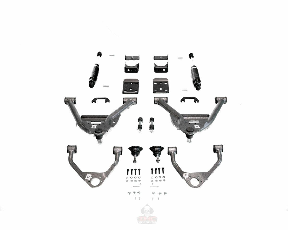 IHC Suspension - 2007-2016 GM1500 (CAST) 4/6 LOWERING KIT SINGLE CAB - IHC-GM0713CK-46SC