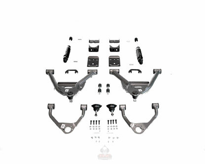 IHC Suspension - 2007-2016 GM1500 (CAST) 4/6 LOWERING KIT SINGLE CAB - IHC-GM0713CK-46SC