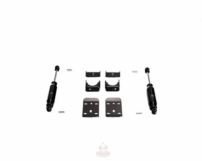 IHC Suspension - 2007-2018 GM1500 6" SINGLE CAB-7" EXTENDED/CREW CAB REAR LOWERING KIT - IHC-GM0718RK-67