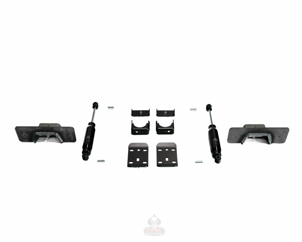IHC Suspension - 2007-2018 GM1500 6" SINGLE CAB-7" EXTENDED/CREW CAB REAR LOWERING KIT - IHC-GM0718RK-67W