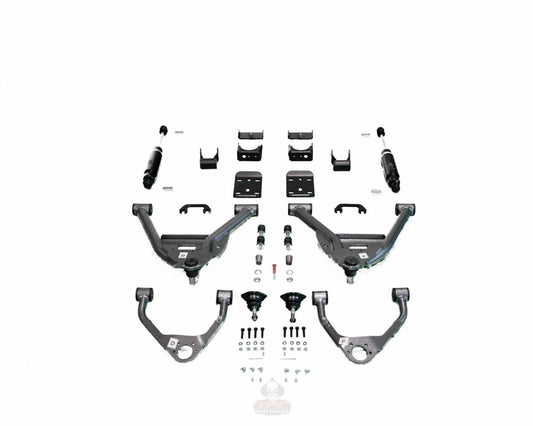 IHC Suspension - 2014-2018 GM1500 (ALUMINUM/STAMPED) 4/6 LOWERING KIT CREW CAB - IHC-GM1418CK-46CC