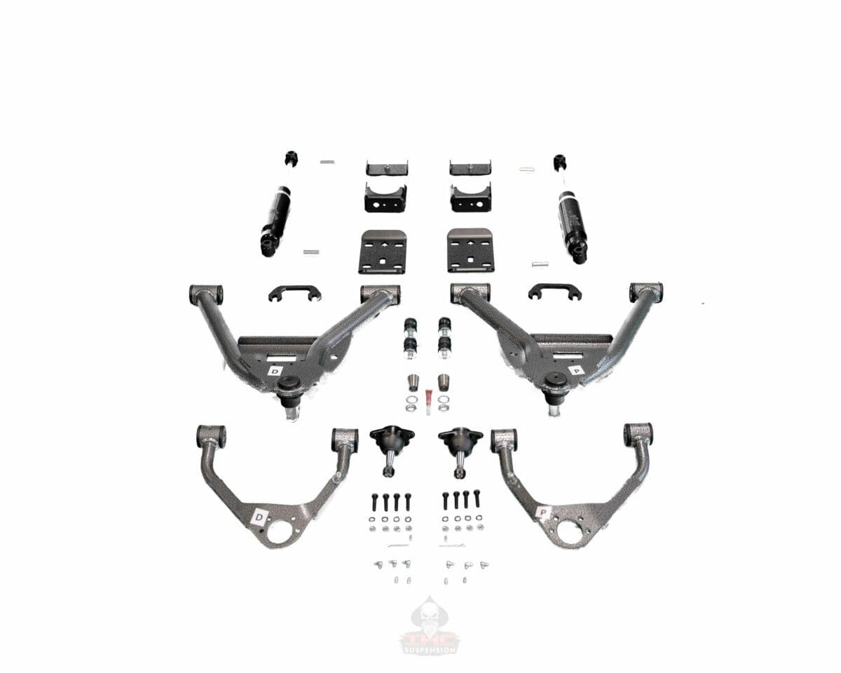 IHC Suspension - 2014-2018 GM1500 (ALUMINUM/STAMPED) 4/6 LOWERING KIT SINGLE CAB - IHC-GM1418CK-46SC