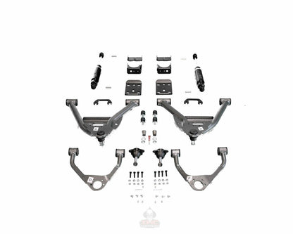 IHC Suspension - 2014-2018 GM1500 (ALUMINUM/STAMPED) 4/6 LOWERING KIT SINGLE CAB - IHC-GM1418CK-46SC