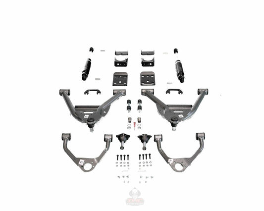 IHC Suspension - 2014-2018 GM1500 (ALUMINUM/STAMPED) 4/6 LOWERING KIT SINGLE CAB - IHC-GM1418CK-46SC