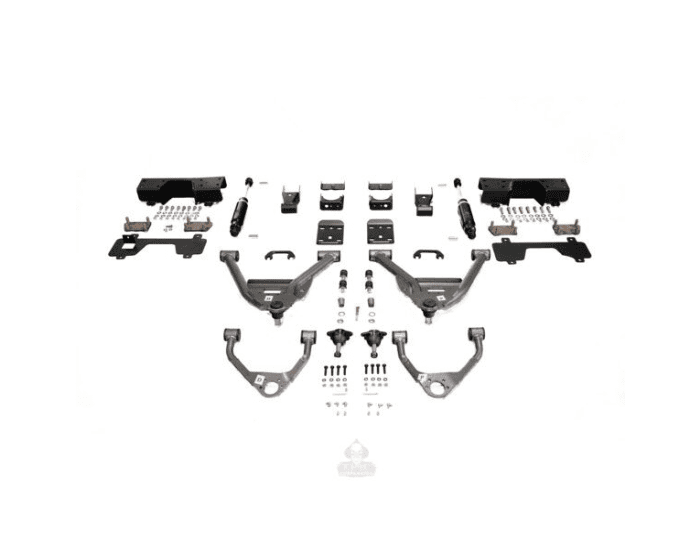 IHC Suspension - 2014-2018 GM1500 5/7 LOWERING KIT SINGLE CAB W/ BOLT ON C-NOTCH - IHC-GM1418CK-57SC