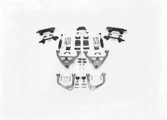 IHC Suspension - 2019-PRESENT GM1500 4/6 LOWERING KIT W/ BOLT ON C-NOTCH (ALL CABS) - IHC-GM1922CK-46CC