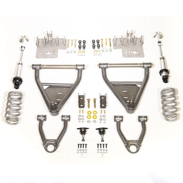 IHC Suspension - 1963-1987 C10 FRONT COIL KIT W/ QA1'S - IHC-GM6387-CK