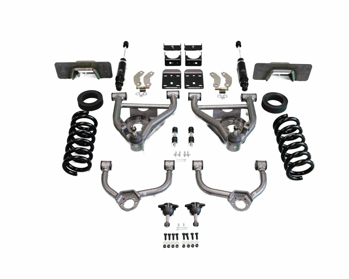 IHC Suspension - 1988-1998 C1500 4/6 LOWERING KIT W/ WELD ON C-NOTCH - IHC-GM8898CK-46W