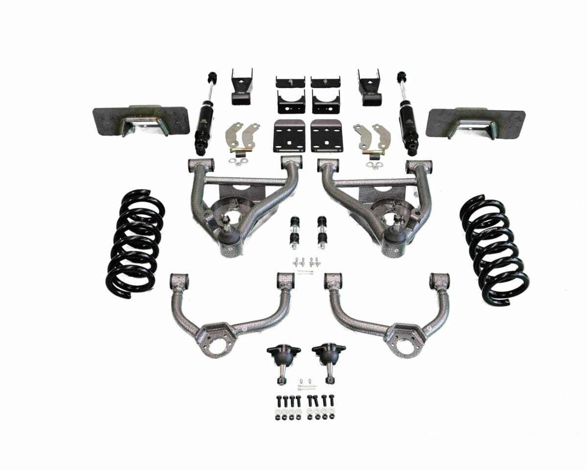 IHC Suspension - 1988-1998 C1500 5/7 LOWERING KIT W/ WELD ON C-NOTCH - IHC-GM8898CK-57W