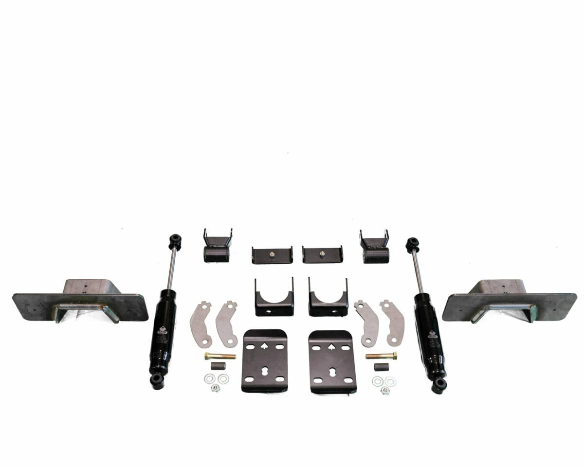 IHC Suspension - 1988-1998 C1500 5" REAR LOWERING KIT W/ WELD ON C-NOTCH - IHC-GM8898RK-5W
