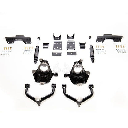 IHC Suspension - 1999-2006 (2007 CLASSIC) GM 4WD 3/5 LOWERING KIT W/ BOLT ON C-NOTCH - IHC-GM9906CK-35
