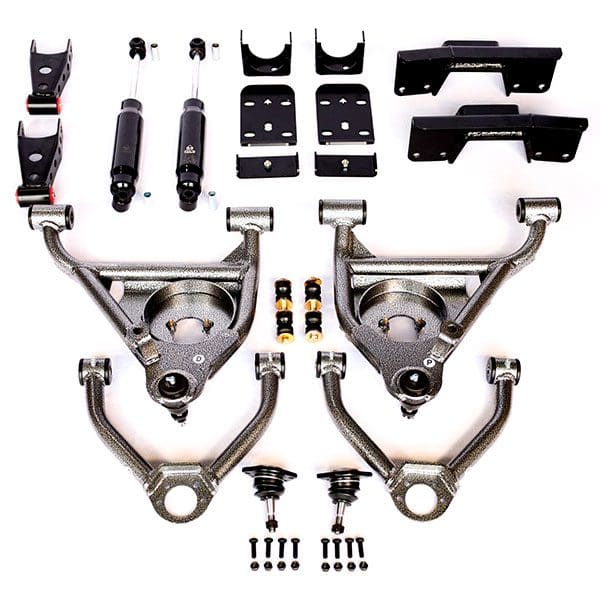 IHC Suspension - 1999-2006 (2007 CLASSIC) GM 2WD 5/7 LOWERING KIT W/ BOLT ON C-NOTCH - IHC-GM9906CK-57