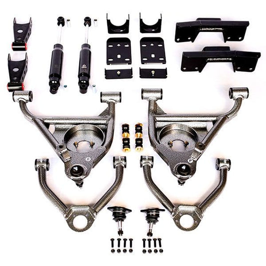 IHC Suspension - 1999-2006 (2007 CLASSIC) GM 2WD 5/7 LOWERING KIT W/ BOLT ON C-NOTCH - IHC-GM9906CK-57
