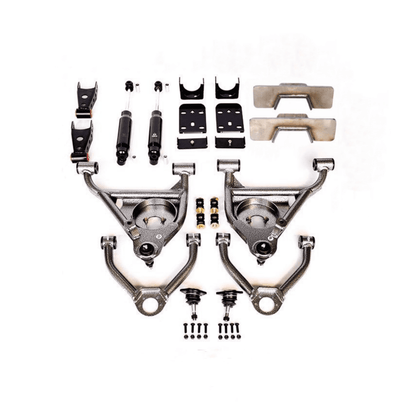 IHC Suspension - 1999-2006 (2007 CLASSIC) GM 2WD 5/7 LOWERING KIT W/ WELD ON C-NOTCH - IHC-GM9906CK-57W