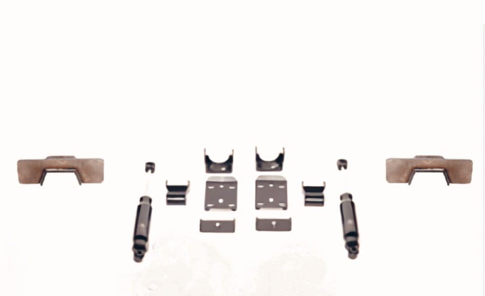 IHC Suspension - 1999-2006 GM 5" REAR LOWERING KIT W/ WELD ON C-NOTCH - IHC-GM9906RK-5W