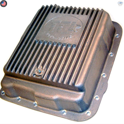 TCI 378000 Cast Aluminum Deep Transmission Pan 700R4 4L60 4L60E