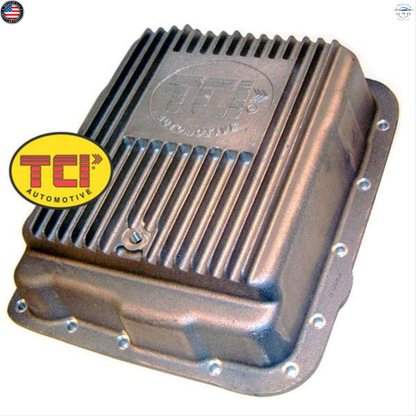TCI 378000 Cast Aluminum Deep Transmission Pan 700R4 4L60 4L60E