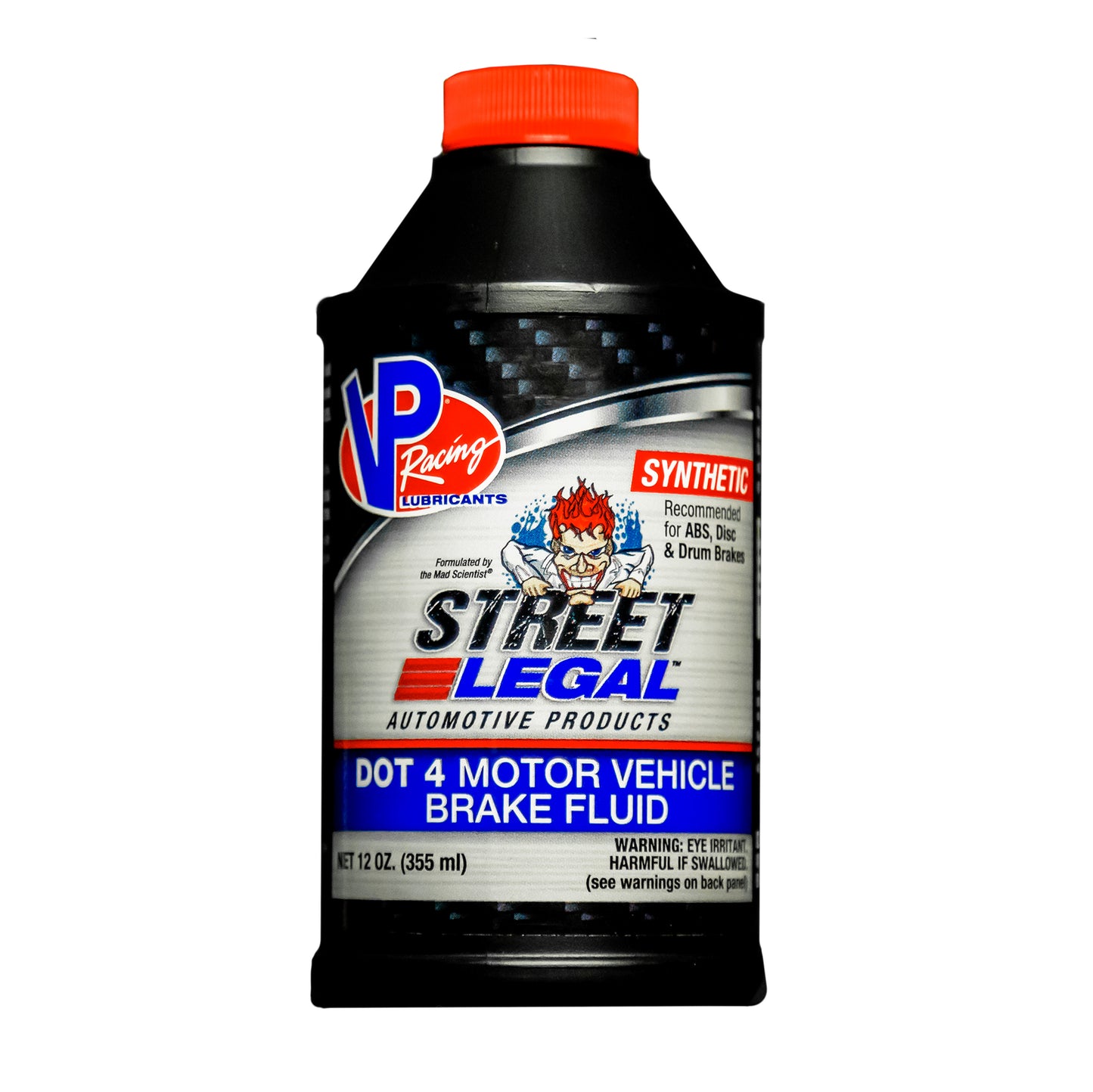 VP Racing Fuels Street Legal SYN DOT 4 Brake Fluid 12/12 Oz
