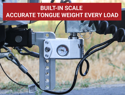 Weigh Safe 8" Drop Hitch With 2.5" Shank