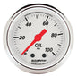 2-1/16 In. OIL PRESSURE 0-100 PSI ARCTIC WHITE