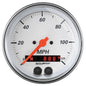 3-3/8 In. GPS SPEEDOMETER 0-120 MPH ARCTIC WHITE