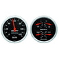 AutoMeter 2 Pc. Gauge Kit 5 in. Quad & Speedometer 240-33 Ω Designer Black - ATM-1403