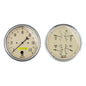 AutoMeter 2 Pc. Gauge Kit 5 in. Quad & Speedometer 240-33 Ω Antique Beige - ATM-1803