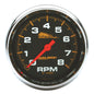 2-5/8 In. TACHOMETER 0-8000 RPM BLACK PRO-CYCLE