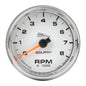 2-5/8 In. TACHOMETER 0-8000 RPM WHITE PRO-CYCLE