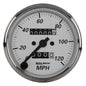 3-1/8 In. SPEEDOMETER 0-120 MPH AMERICAN PLATINUM