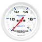 2-5/8 In. WIDEBAND AIR/FUEL RATIO ANALOG 8:1-18:1 AFR MARINE WHITE