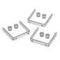 GAUGE BRACKET KIT 2-1/16 In.  ALUMINUM QTY 3