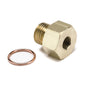 FITTING ADAPTER METRIC M16X1.5 MALE TO 1/8 In. NPTF FEMALE BRASS